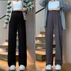 Pantalones de maternidad para primavera y verano, estilo delgado para usar sobre otras prendas, nuevo modelo 2026, no apretados en el vientre, para tallas pequeñas, sin soporte para el vientre, con cordón, pantalones rectos de pierna ancha