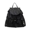 Mochila Escolar Estudiante Casual de Gran Capacidad Yuezi 2026 Nuevo Estilo Simple con Lentejuelas de Estrella Mochila de Viaje de Moda
