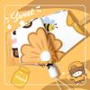 Sombrilla de sol con protección solar y protección UV para niña, sombrilla de cinco pliegues, pequeña, portátil, plegable, automática, personalizable