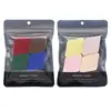 Comercio exterior en stock al por mayor diamante 4 esponjas de maquillaje cojín de aire burbuja de agua se vuelven súper suaves no absorben polvo esponja maquillaje