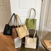 Conjunto de bolsa tote transfronteiriça, novo modelo 2026, bolsa de ombro versátil de grande capacidade para o dia a dia, bolsa de mão moderna e estilosa