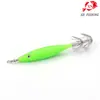 Cebo de pesca luminiscente para calamar suministro directo de fábrica plateado colorido mini aguja de calamar cebo para calamar de pesca en el mar