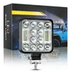 DxzImposto Não IncluídoTransfronteiriço Mini Luz de Trabalho Led Quadrada de 3 polegadas Luz de Inspeção Luz Auxiliar Amarela e Branca de Duas Cores