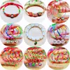 2026 Nuevo Modelo Festival del Bote del Dragón Pulsera de Cuerda Colorida Joyería Aleación Zongzi Bebé Tejido Pareja Pulsera de Hilo de Colores Venta al por Mayor