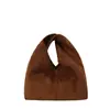 Bolsa Saco Retro Estilo Coreano Camurça Feminina 2026 Outono/Inverno Nova Grande Capacidade para Trabalho Passeio Portátil Pequena Bolsa