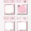 Caderno com Notas Adesivas Miffy Rabbit N-time da Mipin Stationery para Alunos do Ensino Fundamental, Páginas Coloridas, Rilakkuma, Hello Kitty, Notas Adesivas de Alto Valor
