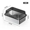 Bandeja para Arena de Gato de Acero Inoxidable Extra Grande Anti-Salpicaduras Abierta Valla Alta Profundizada Semi-Cerrada Inodoro para Gato Suministros para Mascotas