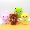 Nuevo Llavero de Rana de Dibujos Animados Colgante de Bolso para Mujer Muñeco Peluche