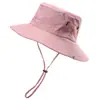 Novo Chapéu de Pescador Outdoor Masculino e Feminino Protetor Solar Secagem Rápida Impermeável Anti-ultravioleta Chapéu de Sol para Caminhada Transfronteiriço