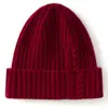Gorro de punto trenzado de cachemira, suave y cómodo, hipoalergénico, cálido, versátil, cubreorejas, adecuado para ciclismo al aire libre y clima frío