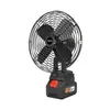 Ventilador Recarregável de Lítio com Dupla Velocidade e Grande Capacidade para Casa, Exterior, Camping, Pequeno Ventilador de Mesa Portátil, Ventilador Elétrico de Metal