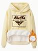 Europeu e americano ebay outono e inverno com capuz casual temperamento personalidade manga longa forrado de lã suéter grosso como coração comércio exterior mulheres