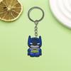 Llavero creativo de series de Marvel temu moda llavero para llaves de coche llavero para bolso PVC goma blanda decoración DIY