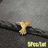 5 Piezas/Paquete de Nuevo Acero Inoxidable de Comercio Exterior Cortado Personalizado Colgantes de Pico de Águila Pájaro Accesorios para Joyería DIY Pendientes Pulsera