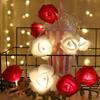 LED luminosa rosa lâmpada corda da sala de casamento corda decoração do quarto rosa pequenas luzes coloridas proposta adereços internos