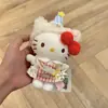 Colgante de Bolsa Auténtico Sanrio Hello Kitty Muñeca Linda Llavero de Peluche Muñeca DIY Regalo de Cumpleaños