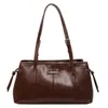 Bolso de Hombro Elegante Sencillo Estilo Coreano Estampado de Leopardo para Mujer 2025 Otoño Gran Capacidad Estilo Extranjero Bolso de Mano de Lujo Bolso de Axila