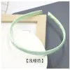 Faixa de cabelo infantil para bebê 1cm cor de doce tecido com fecho de dente cabeça DIY manual acessórios básicos para cabelo material de acessórios