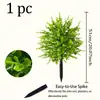 Flores artificiales: violeta, eucalipto, margarita, campanilla. Plantas decorativas de exterior en maceta, árboles pequeños, plantas verdes de simulación. Transfronterizo