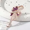 Broche Nuevo de Aleación Gama Alta Nicho Mujer Wholesale Peonía Pin de Gama Alta Abrigo Traje Broche Versátil de Gama Alta