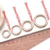 Fivela de Mola Circular em Liga de Zinco de 7 Cores Acessórios para Joias Artesanais DIY Gancho para Copo d'Água Pingente para Chaveiro de Bolsa Atacado