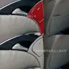 Adesivo Decorativo para Cinzeiro de Porta Traseira em Fibra de Carbono Modificado para Interior de Carro Mercedes-Benz Classe E 03-09
