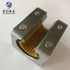 Plásticos de engenharia SBR controle deslizante aberto plástico polímero rolamento linear resistente à corrosão à prova de poeira livre de manutenção baixo ruído