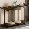 Mesa de Entrada, Mesa de Ofrendas Colgante de Pared Estilo Chino, Mesa Nueva Estilo Chino Estilo Antiguo, Mesa para Accesorios de Compromiso, Mesa Consola de Entrada, Mesa Larga de Boda