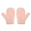 Europa y Estados Unidos nuevo conjunto de sombrero de trenza para niños guantes un conjunto de punto cálido protección para las orejas sombrero de punto para niños guantes