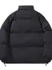 Chaqueta de algodón gruesa con cuello alto para hombre transfronteriza, cortavientos e impermeable, chaqueta acolchada gruesa de corte holgado, prenda exterior casual versátil