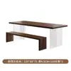 Mesa Suspensa de Acrílico de Madeira Maciça Antiga Mesa de Jantar de Uso Duplo Madeira de Freixo Sala de Estar Mesa Comprida Mesa de Prancha Grande