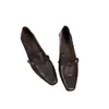 Mocassins elegantes slip-on de bico quadrado estilo old money francês com salto grosso de 3,5 cm, sapatos rasos versáteis e confortáveis