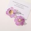 Fotografía Serie Rosa Super Hada Estilo Lujo Ligero Flor Pequeña de Vidrio Semi-Terminado DIY Accesorios para el Cabello Pendientes Flor para Zapatos de Mujer