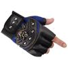 Guantes de Medio Dedo para Hombre, Transpirables, Antideslizantes, Resistentes al Desgaste, Acolchados, Guantes de Ciclismo al Aire Libre de Super Fibra, Otoño y Verano al Por Mayor