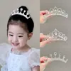 Accesorio para el Cabello de Alta Gama para Niñas Corona Peine con Pedrería de Princesa Peine para el Cabello de Niña Peineta de Alta Gama Estilo Coreano