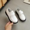 Zapatos de Cuero Negros para Niño Estilo Británico Primavera Nuevo Suela Suave para Niños Zapatos de Rendimiento para Niño Modernos