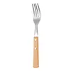 Mango de Madera de Haya Textura Simple Juego de Cuchara y Tenedor de Acero Inoxidable Cuchillo, Tenedor y Cuchara para Comida Occidental Doméstica Vajilla de Alto Valor