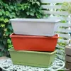 Caixa Retangular para Cultivo de Vegetais em Varanda Artefato para Cultivo de Vegetais Varanda Familiar Vegetal Morango Planta em Vaso Caixa Especial Vaso de Flores Extra Grande