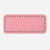 Acessórios para bolsa fundo de bolsa atacado Acessórios para bolsa trançada Hyun-a 18x 8cm sem pregos PU multicor fundo de bolsa pequena bolsa trançada