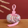 Pingente Porta-Cabelo Fetal Estilo Antigo Portátil, Acessórios Hanfu, Bolsinha de Brocado Bordada, Sachê Retrô, Bolsa Sachê Vazia Atacado