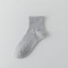 Calcetines de Algodón de Xinjiang para Hombre Primavera y Verano Delgados Caña Media Negro Blanco Gris Calcetines Deportivos Calcetines Antibacterianos Calcetines de Algodón para Hombre y Mujer