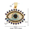 L55 nuevo popular europeo y americano Ojo de Diablo amuleto de la suerte ojo circón joyería creativa DIY
