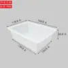Caixa Quadrada de Tendão de Boi Plástico de Grau Alimentício Resistente a Ácido e Alcalino Tanque de Água Caixa Dobrável de Oxford Espessada Balde Retangular Pode Ser Carrinho
