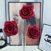 Flores Artificiales de Rosa y Peonía para Bodas Blancas Transfronterizas Decoración de Salón de Bodas Flores Falsas Adornos de Ramo Decorativo de Rosa