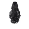 Pinza de Gancho para Peluca de Cola de Caballo Caliente Flor de Peral Cabello Rizado Cola de Caballo Corta para Mujer Cabello Artificial Natural Recogido Cola de Caballo Alta Micro-Rizo Se Puede Atar