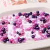 4-10mm Agujero Recto de ABS Perlas de Imitación Cuentas Sueltas Pulsera de Cuentas Hecha a Mano DIY Cadena para Teléfono Móvil Accesorios de Joyería Materiales