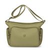 Bolso bandolera sencillo de color sólido para mujer, ligero, casual, moderno, para exteriores, pequeño, cuadrado, a la moda, para ir al trabajo, con múltiples bolsillos