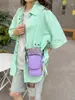 Bolsa esportiva moderna, leve e compacta, bolsa de ombro casual versátil para atividades ao ar livre, bolsa transversal com vários bolsos e porta-garrafa para mulheres