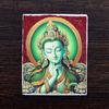 Transmisión en vivo para cinabrio Tang kazajo carnero vida pasada esta vida Buda pintado a mano oro pintura Thangka núcleo al por mayor