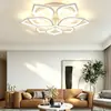 Luz de Techo Floral de Lujo con Protección Ocular para Sala de Estar, Pasillo, Lámpara de Techo LED para Toda la Casa, Iluminación para Decoración del Hogar